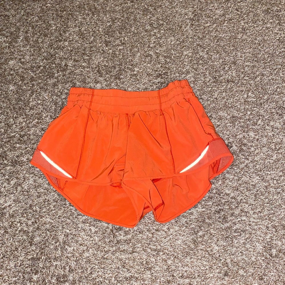 Size 4 regular Lululemon hotty hot running shorts